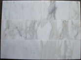Calacatta Gold Italian Marble 3x6 Subway Tiles for Bathroom and Kitchen Walls Kitchen Backsplashes